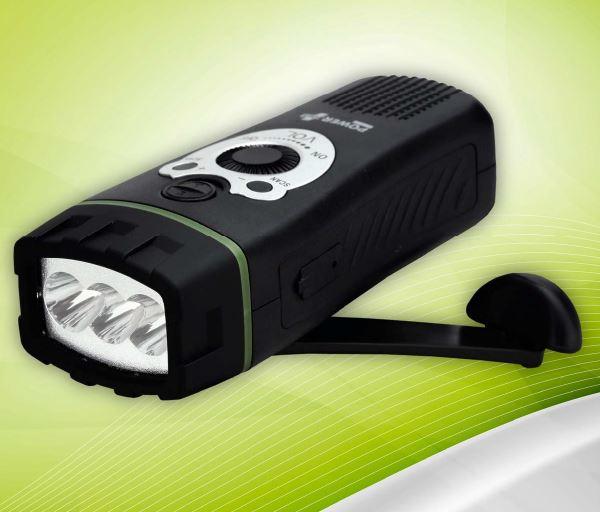 POWERplus Wolf Wind-Up radio and flashlight