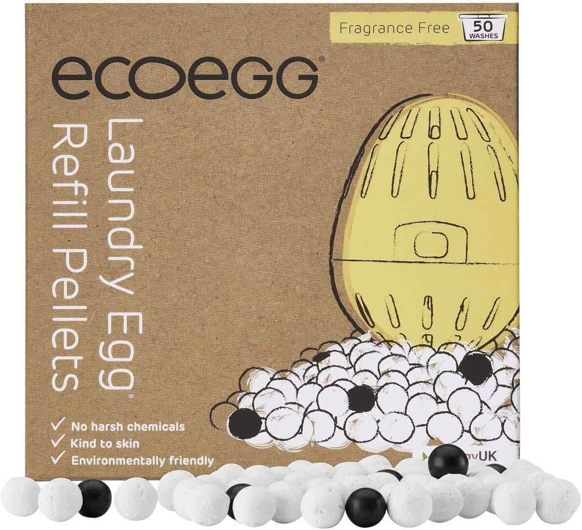 Ecoegg Laundry Egg Refill Pellets Fragrance Free 50 Wash