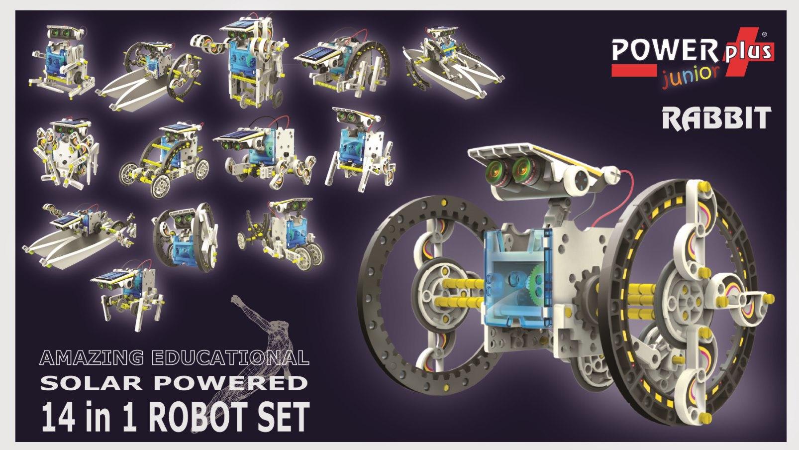 POWERplus Junior Rabbit Solar Robots Model Kit