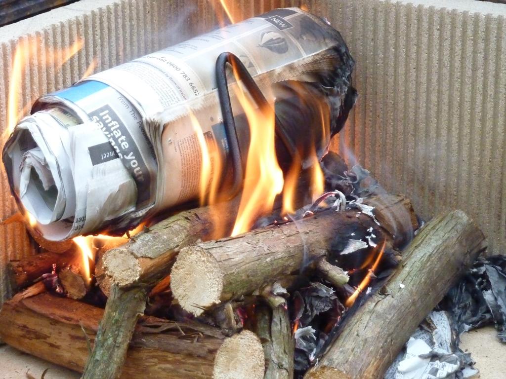 Logsavers Newspaper Burners for Real Fires x 2