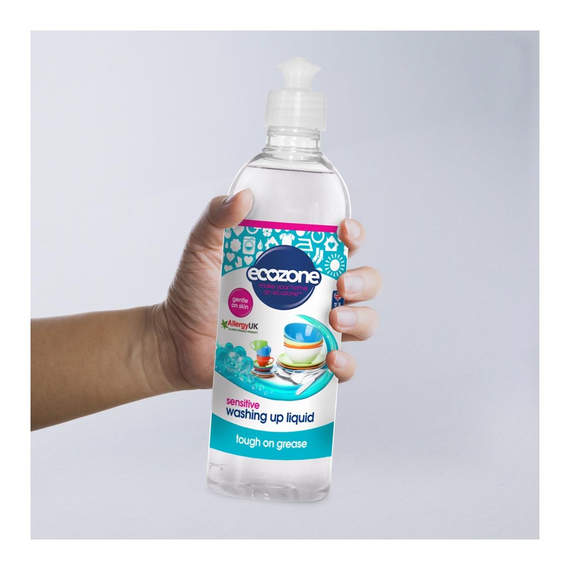 EcoZone Washing Up Liquid Sensitive Fragrance Free
