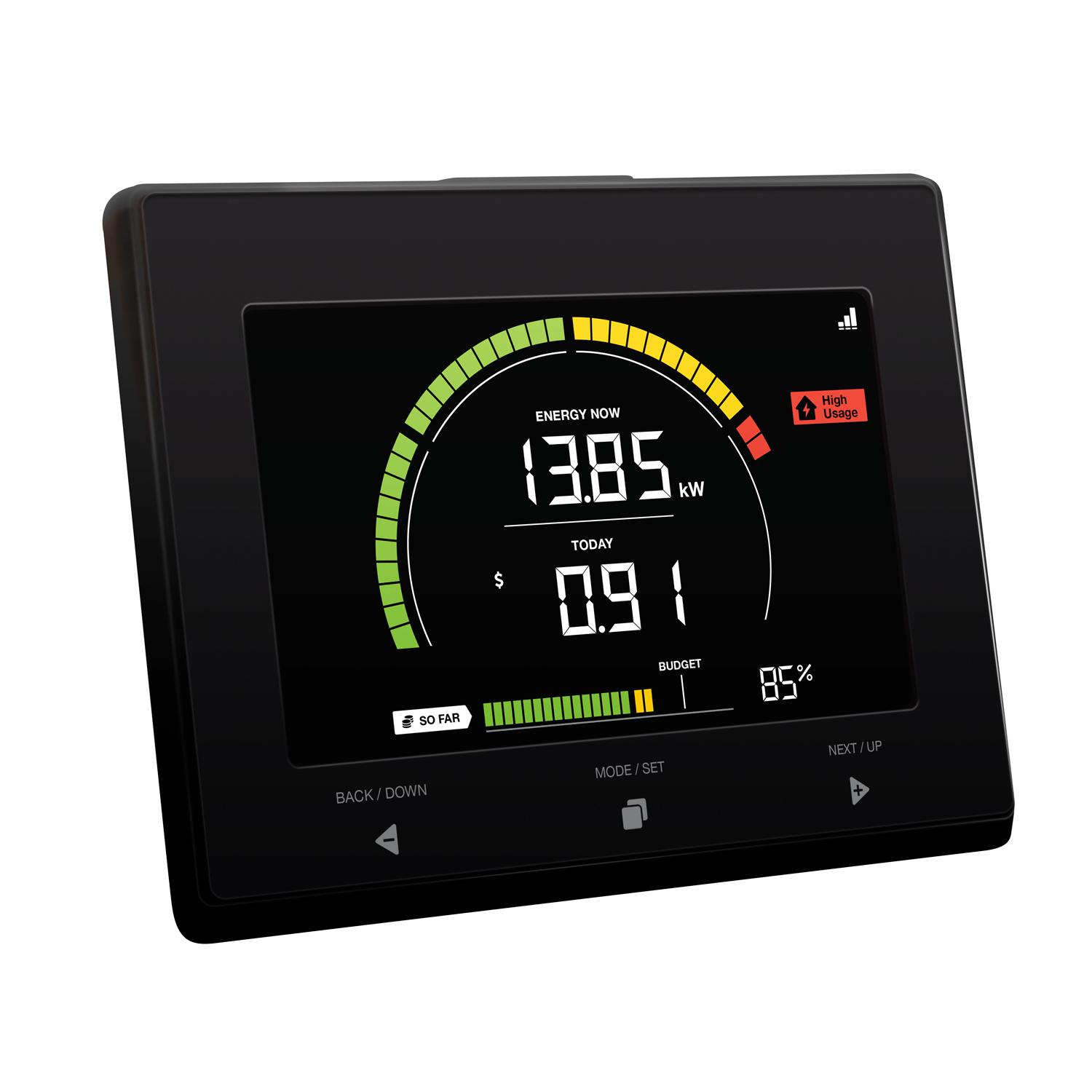 Efergy E-Max XL Kit - 3 Phase Electricity Monitor (Max 3 x 200 Amp, 90-600 Volt)