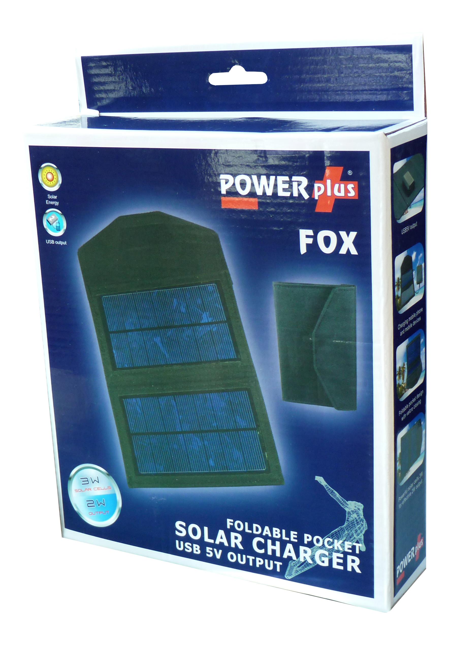 POWERplus Fox Pocket Size Solar Charger