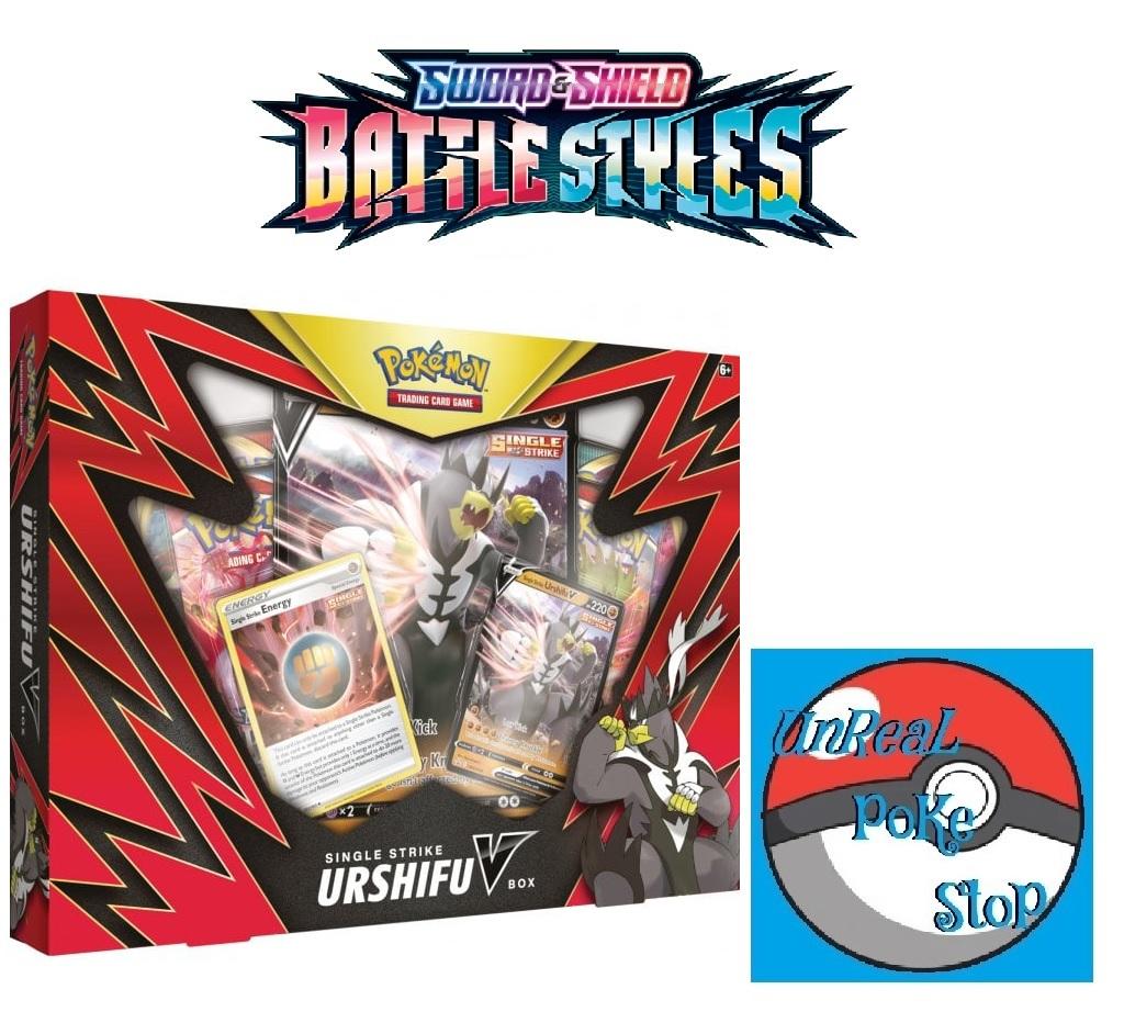 Pokemon Swsh05 Rapid Strike Urshifu V Collection Box