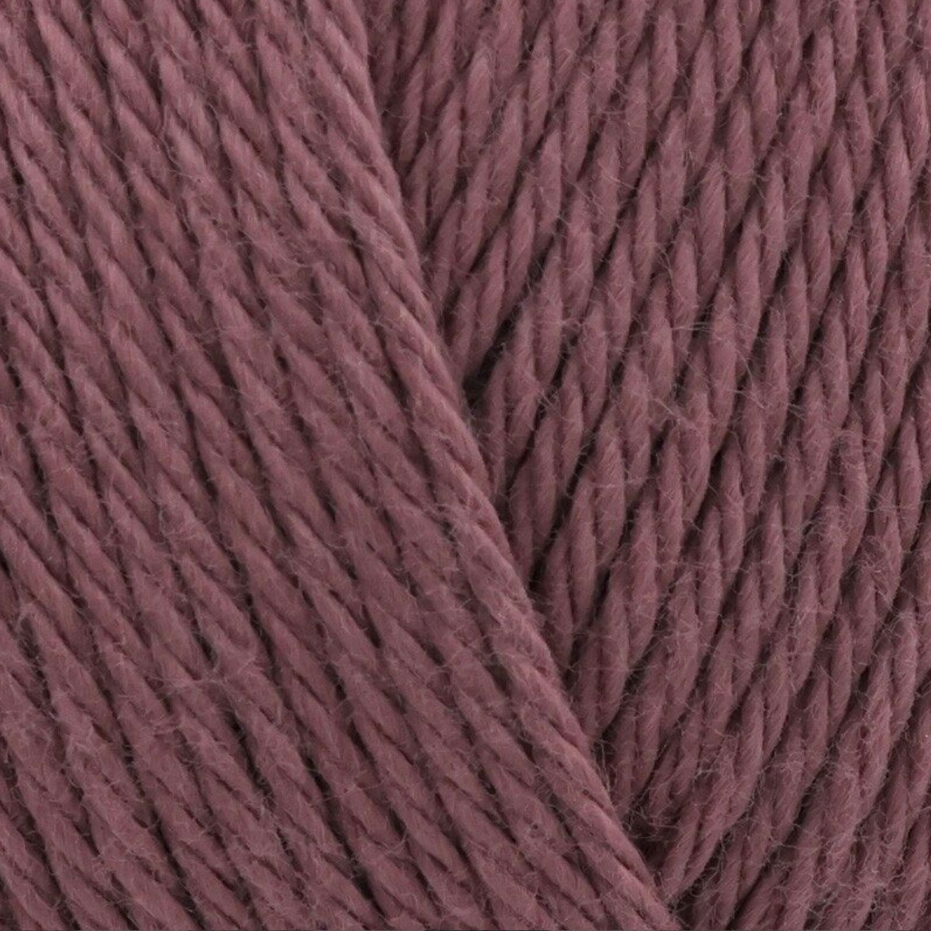 James C. Brett It’s Pure Cotton DK yarn Burnt Umber IC47, 100% cotton DK yarn texture, warm earthy brown shade.