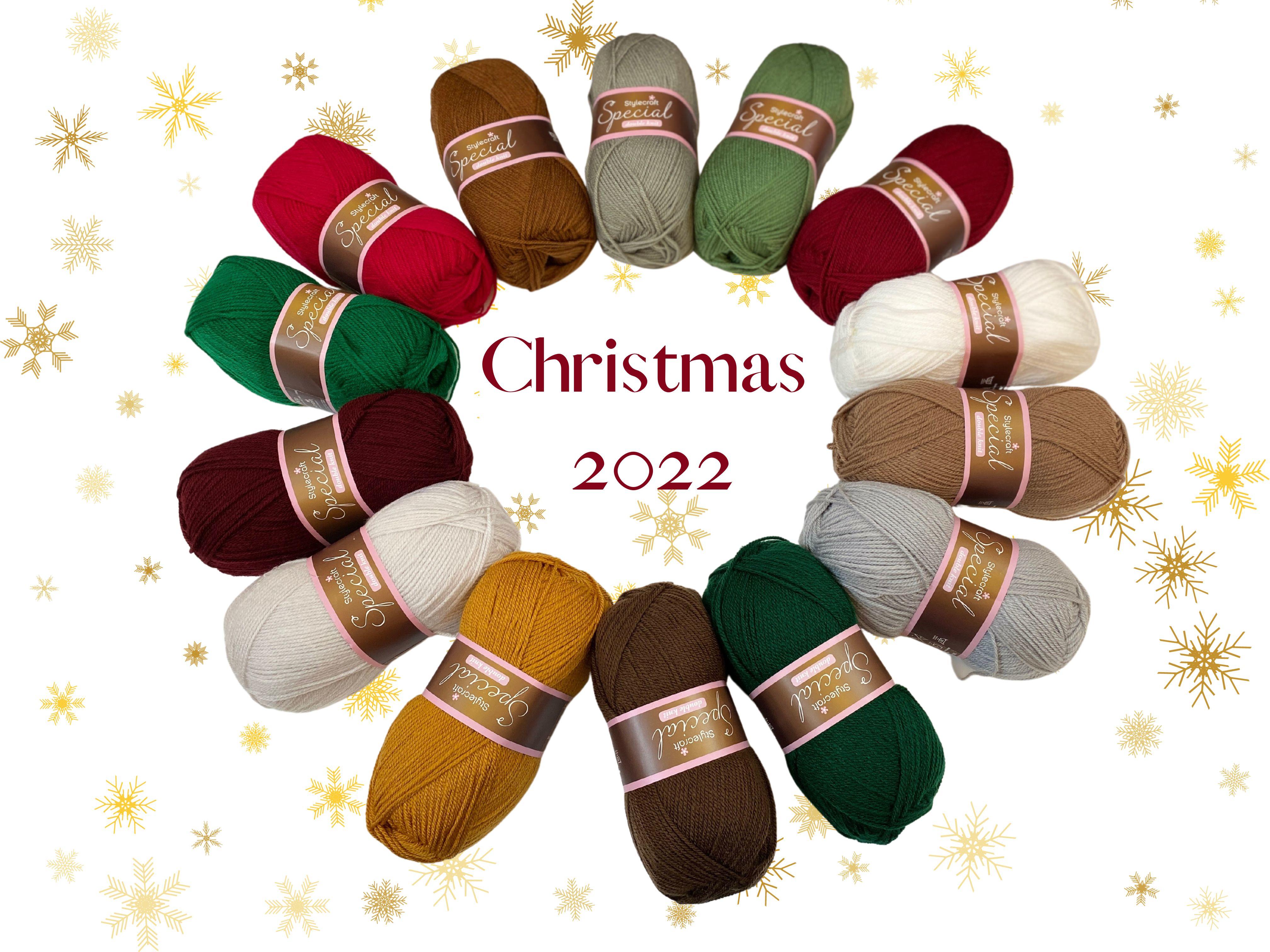Christmas yarn pack by Ophelia Talks Crochet