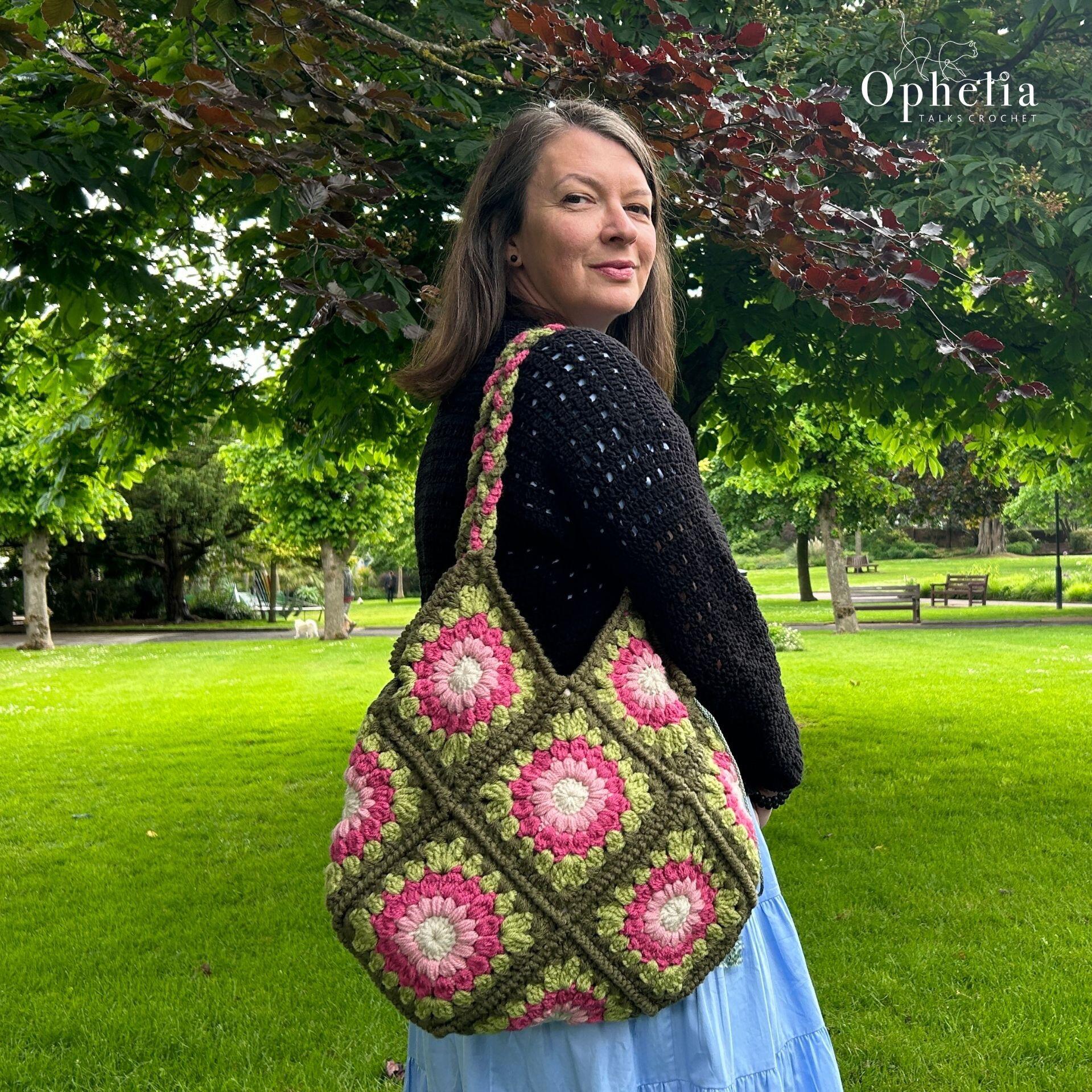 Crochet granny bag online