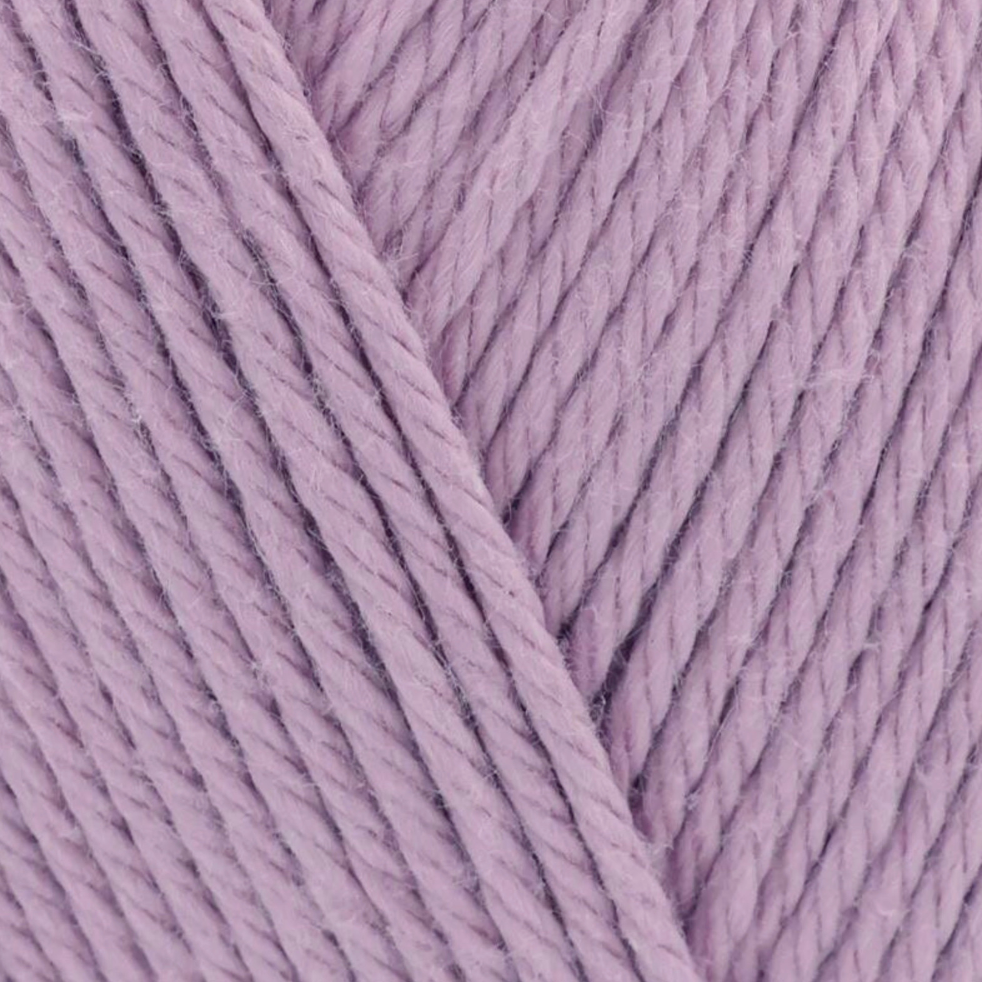 James C. Brett It’s Pure Cotton DK yarn Dusky Rose IC10, 100% cotton DK yarn texture in a soft muted rose pink shade.