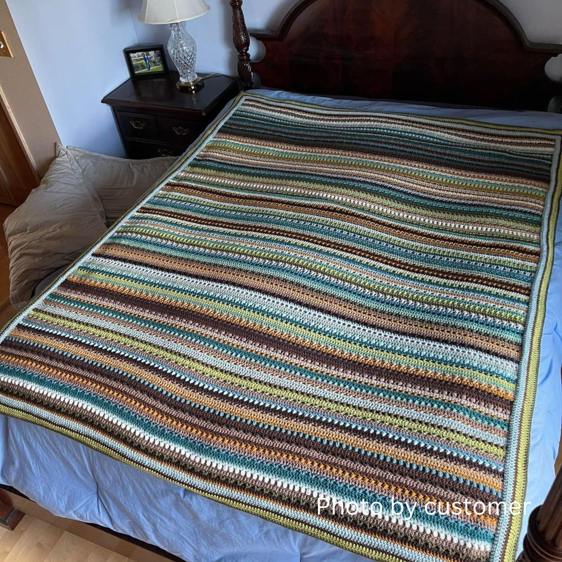 Lizzie blanket by customer
