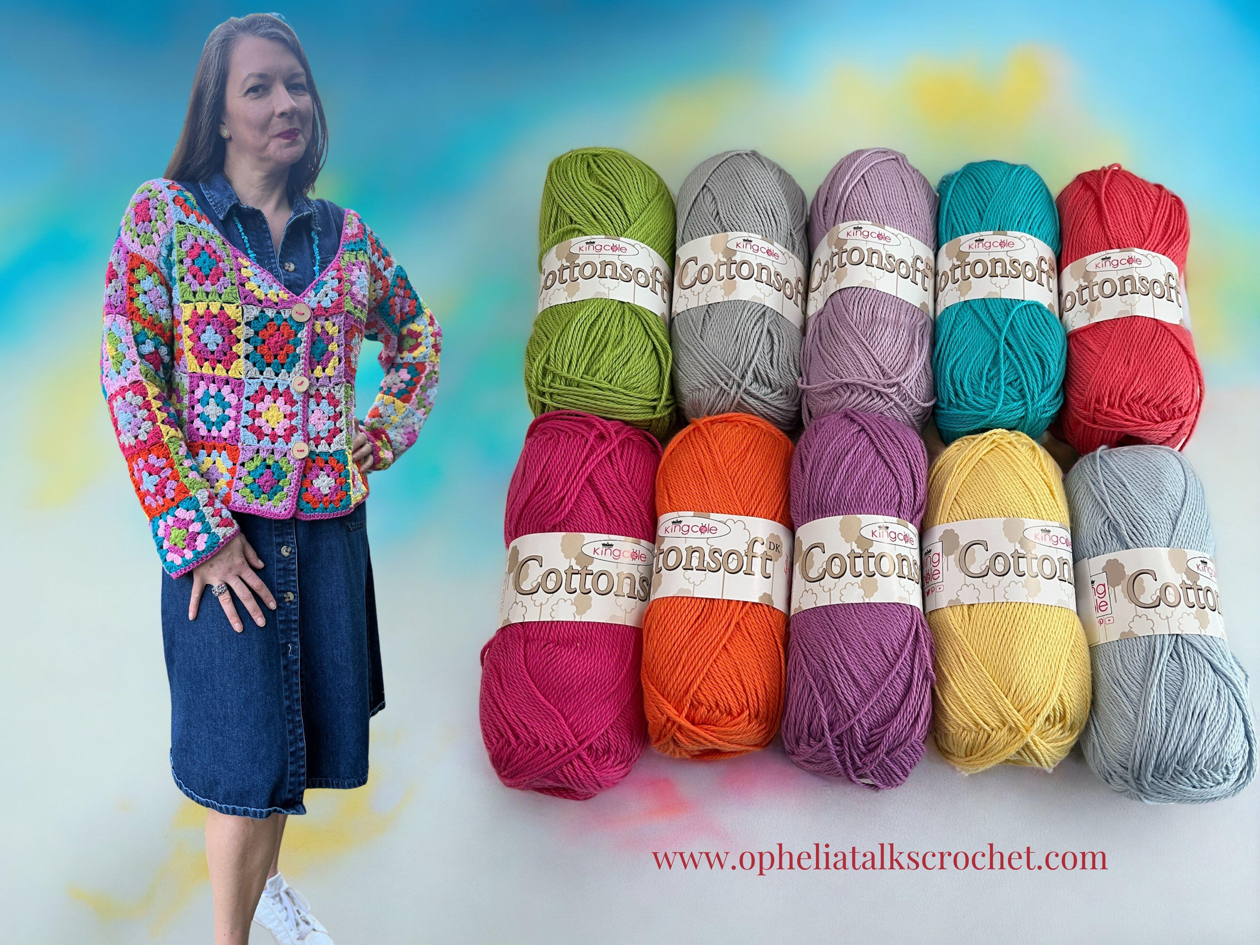 KING COLE COTTONSOFT JOLLY CARDIGAN YARN PACK