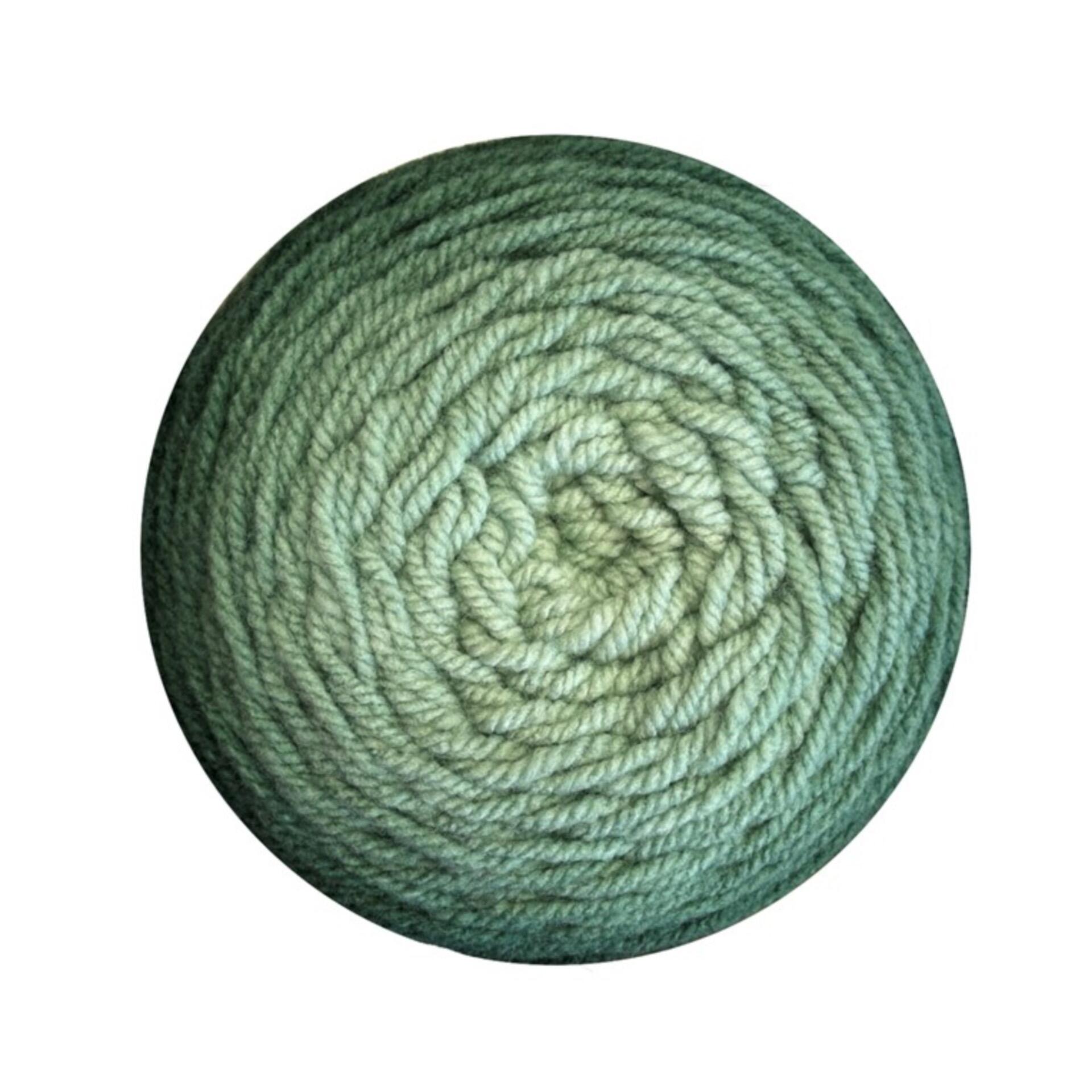 Stylecraft Horizon Chunky Yarn Greens 5557 – 200g cake with ombré gradient shades of moss, mid, and deep forest greens.