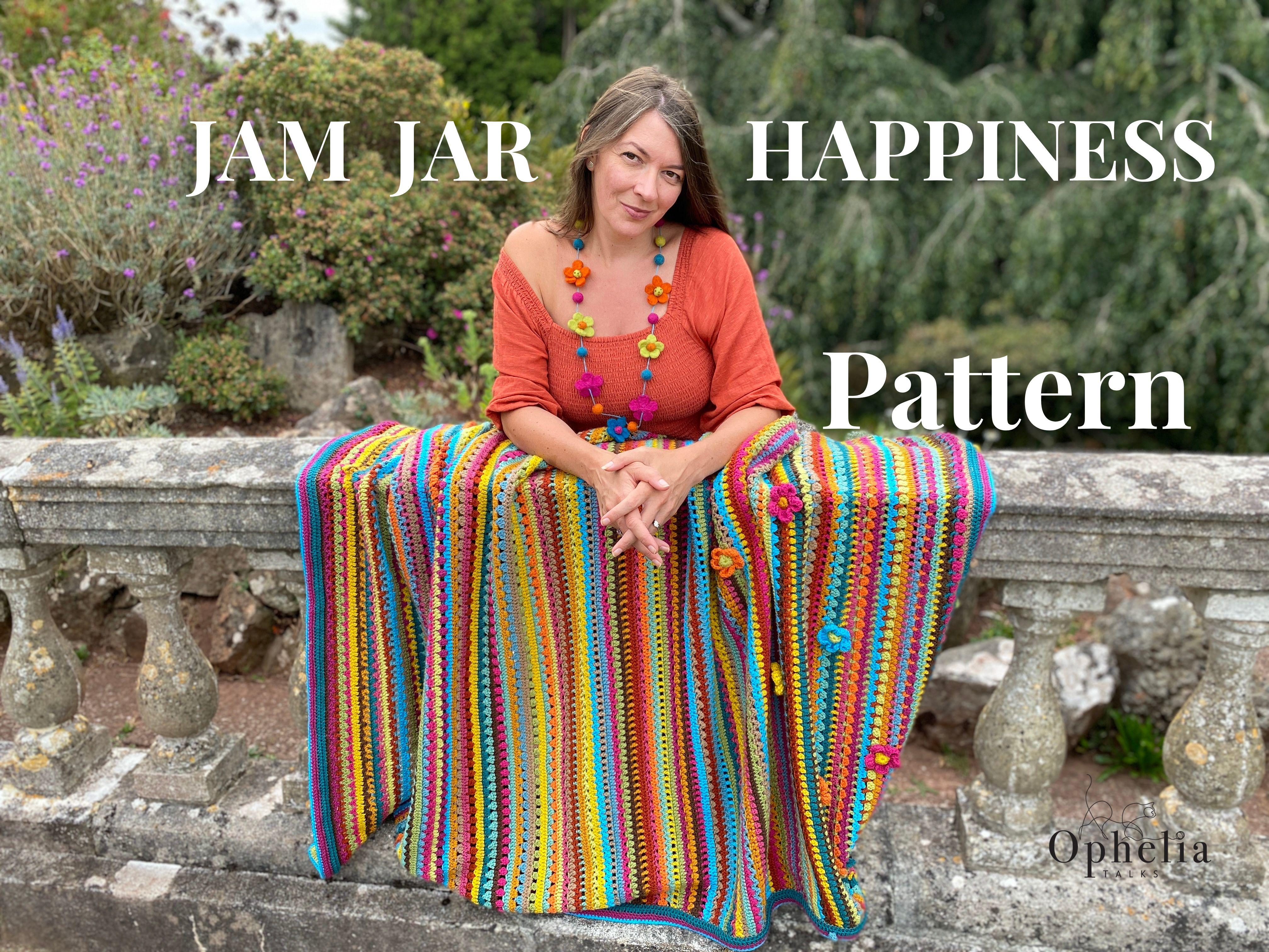Anja with the Jam Jar Happiness Blanket