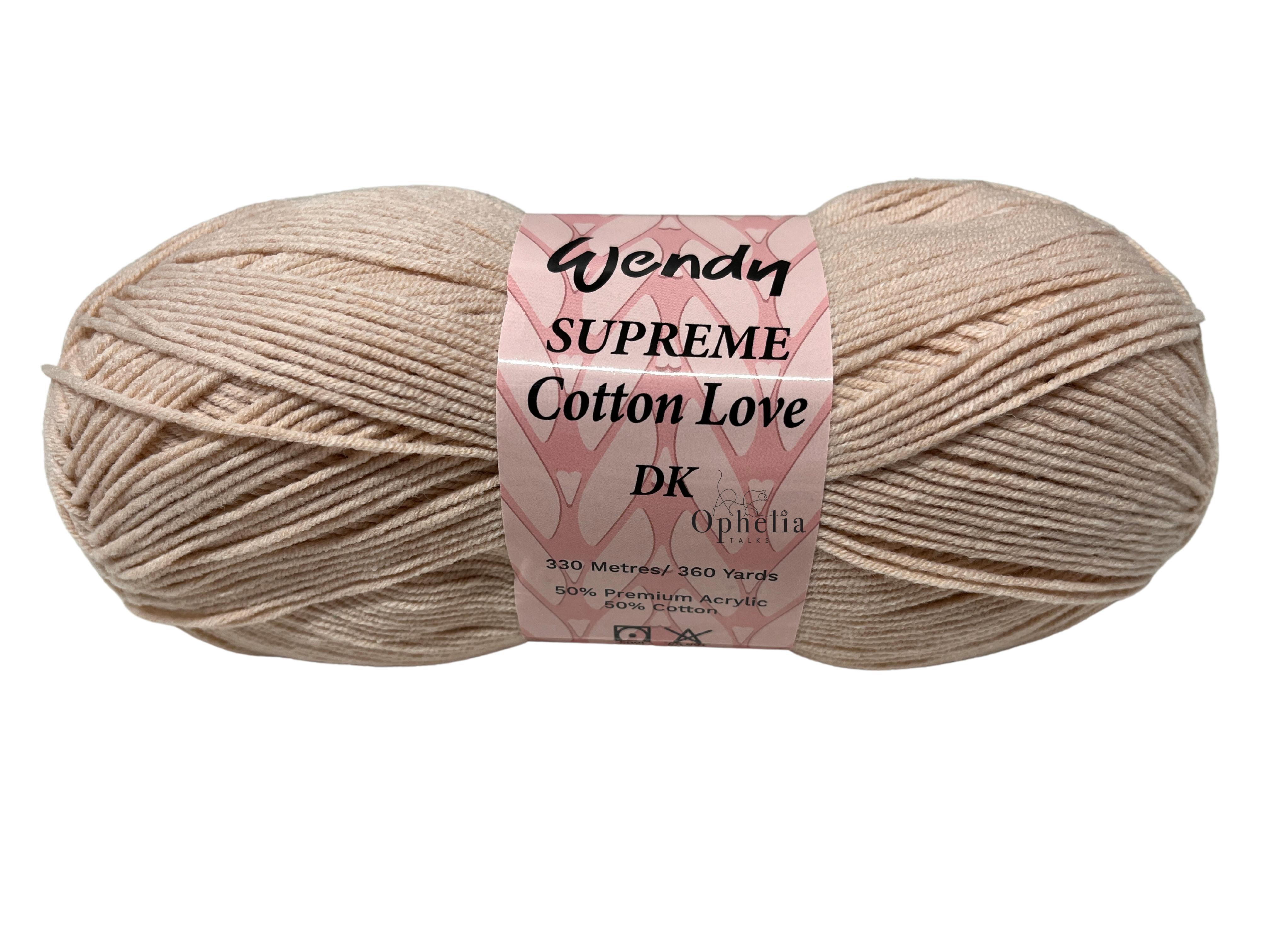 WENDY SUPPREME COTTON LOVE DK - ALL COLOURS