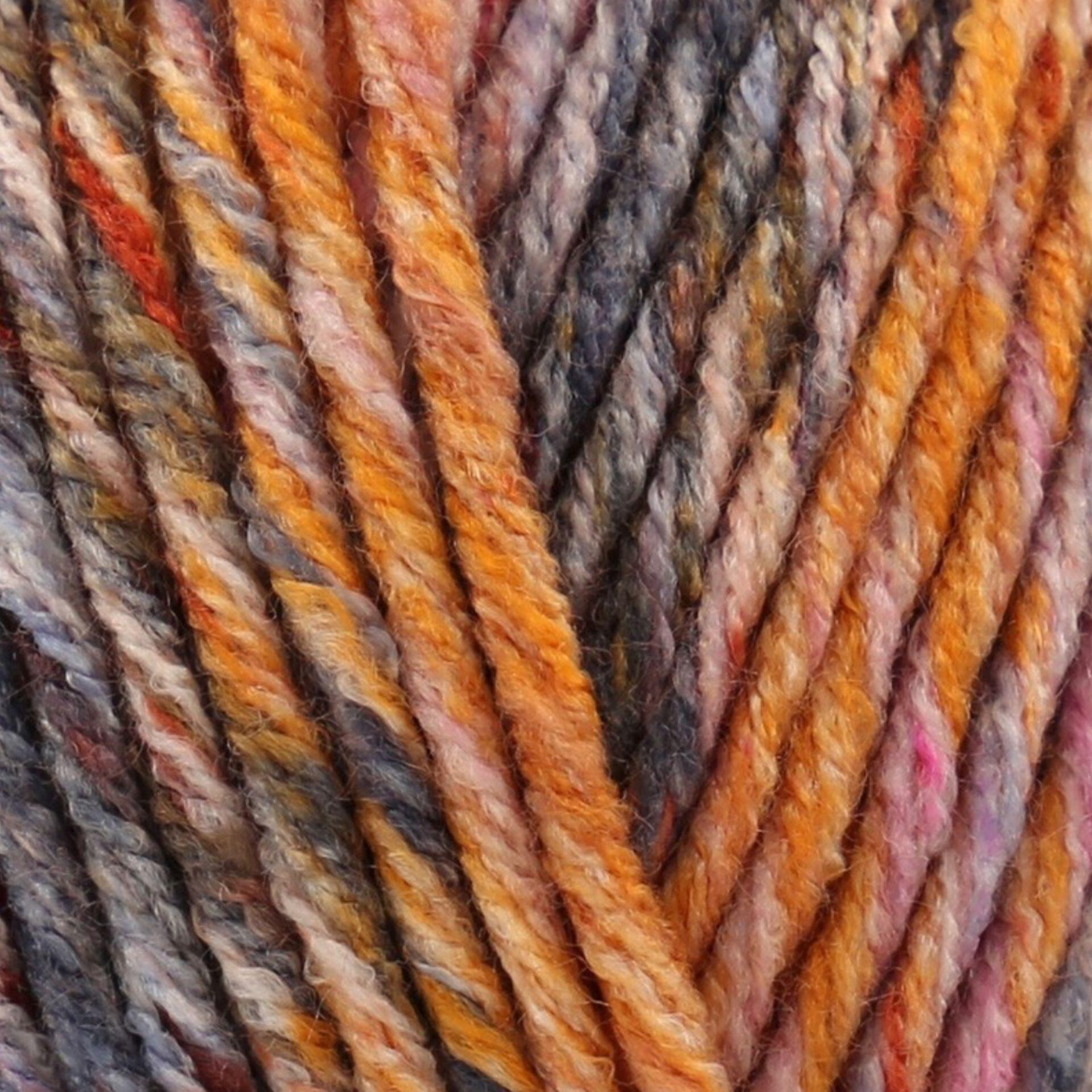 stylecraft impressions aran in the colour moulin rouge close up