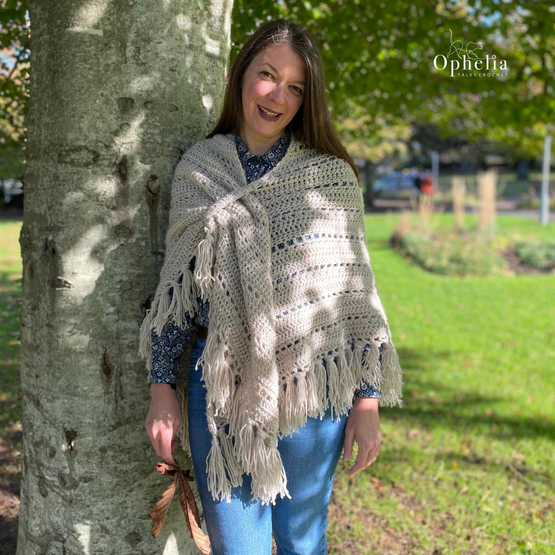 LoveLock Shawl Crochet Pattern | Ophelia Talks Crochet