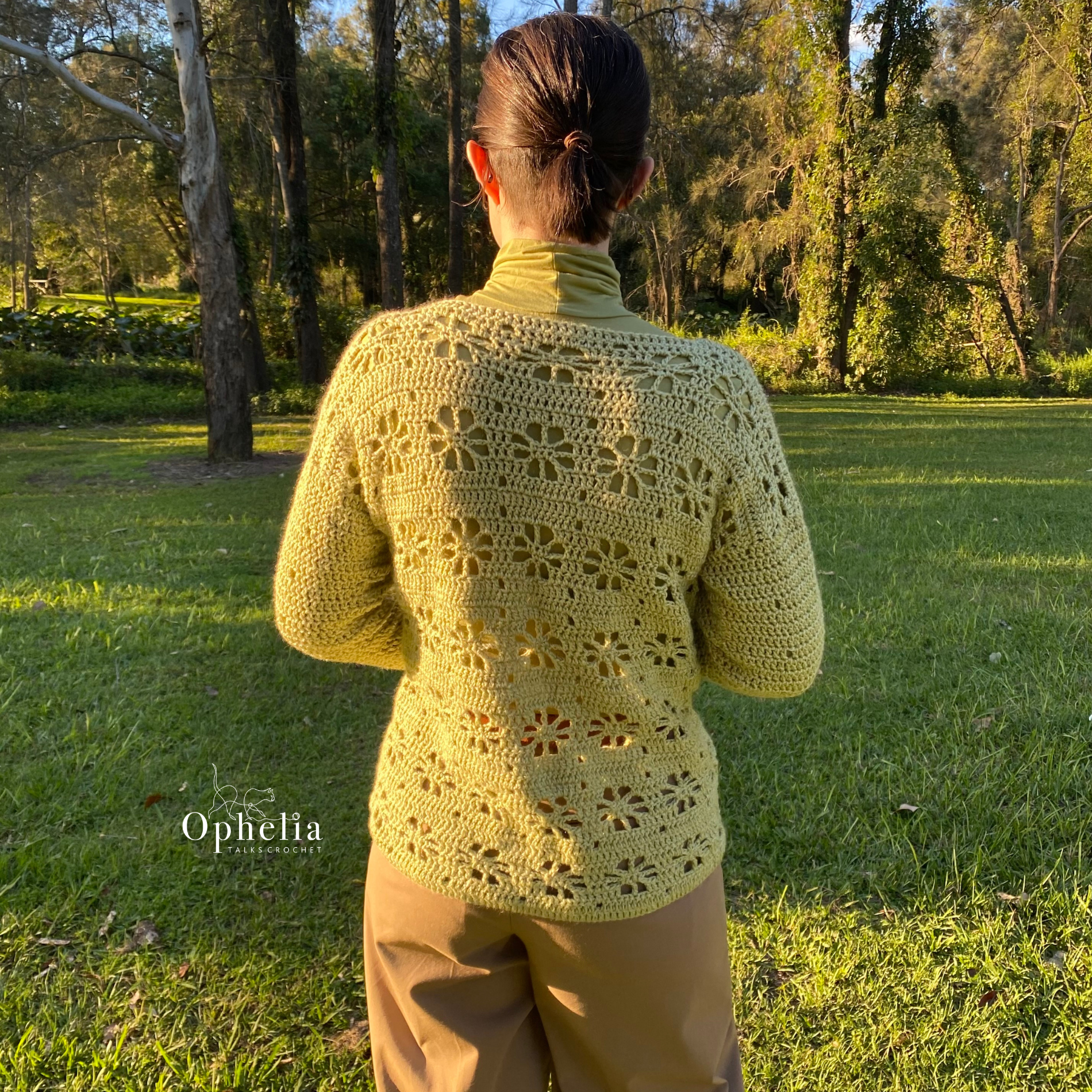Begonia Cardigan Crochet Pattern | Digital Download PDF