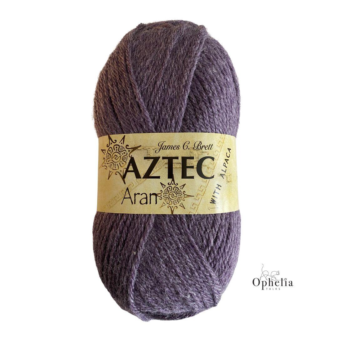 Ball of Aztec Aran with Alpaca in the Colour Heather AL5