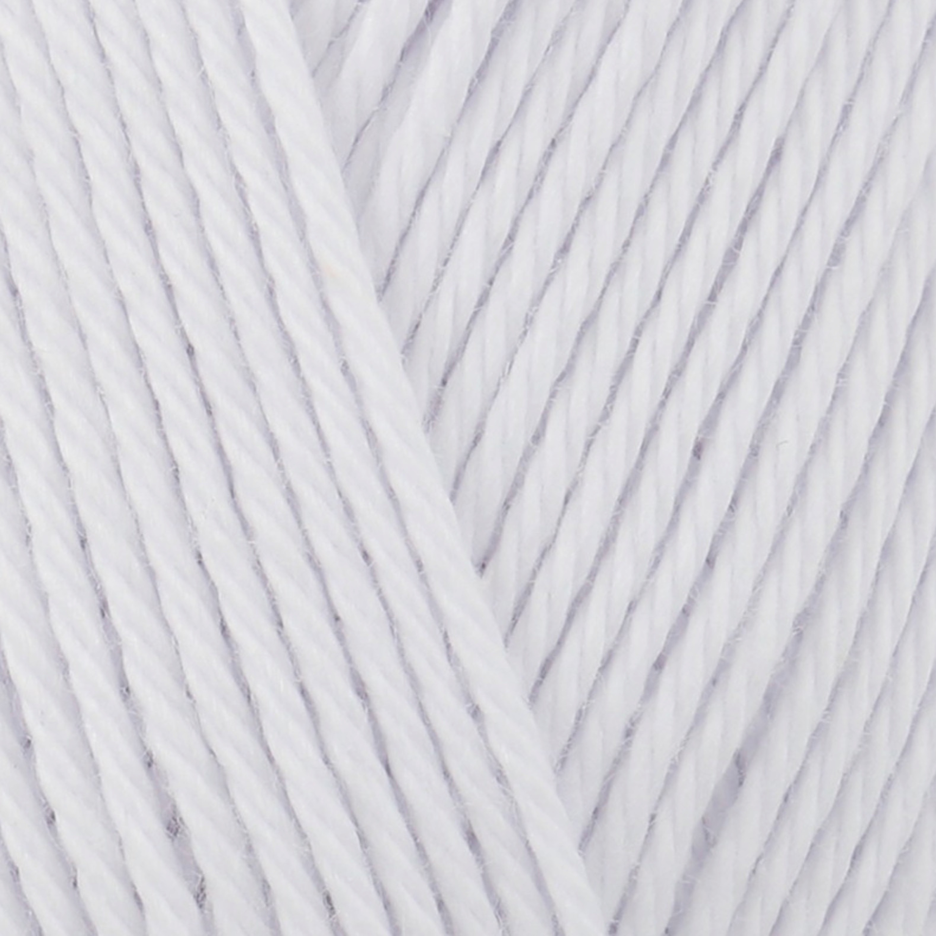 James C. Brett It’s Pure Cotton DK yarn White IC04, 100% cotton DK yarn texture in a clean bright white shade.