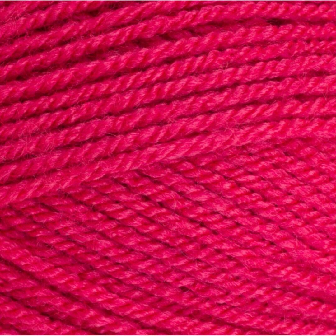 Wendy Supreme DK – Pink Punch (WD68), a bold and vibrant hot pink yarn, perfect for standout crochet or knitting projects with a fun, energetic flair.