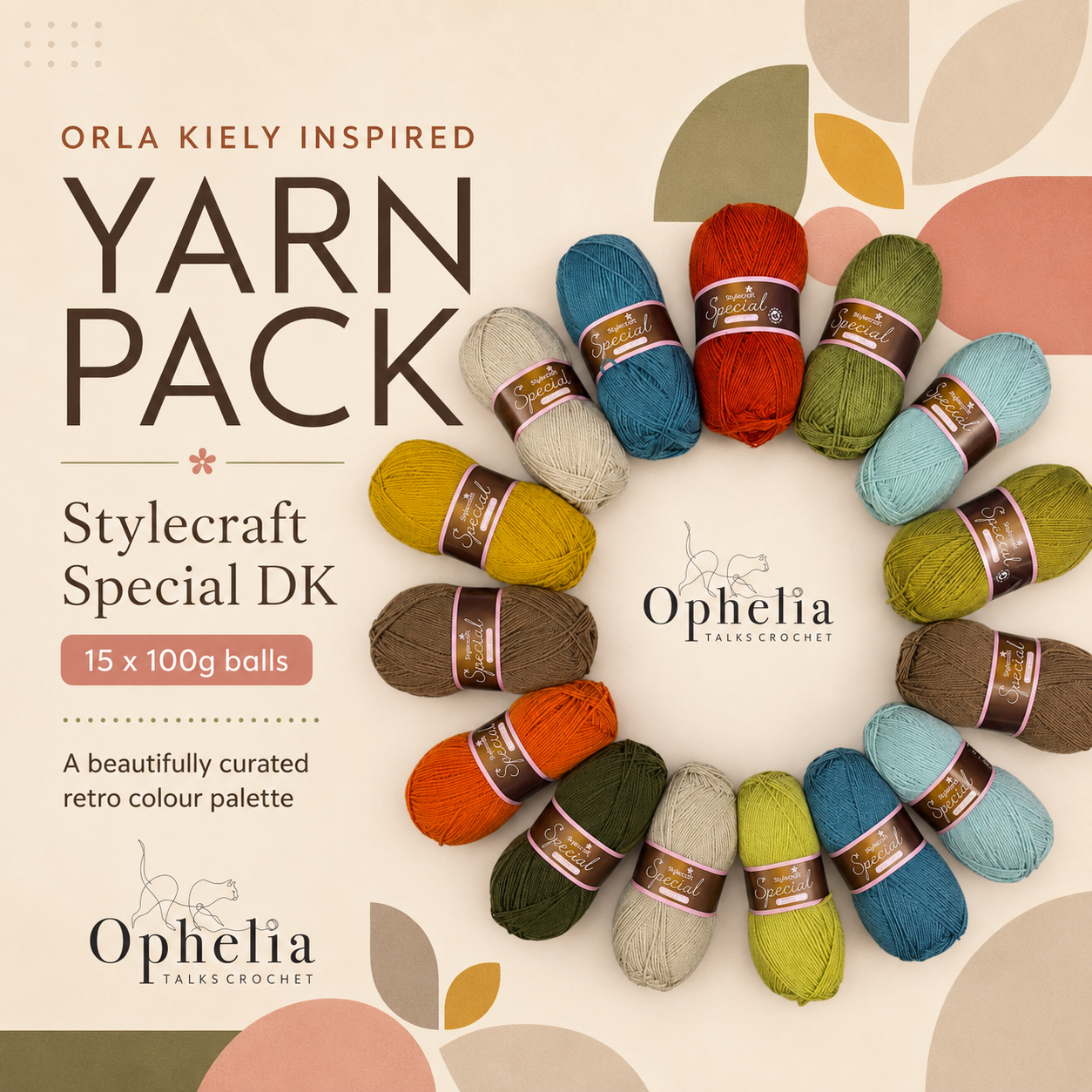 Orla Kiely Inspired Yarn Pack | Stylecraft Special DK