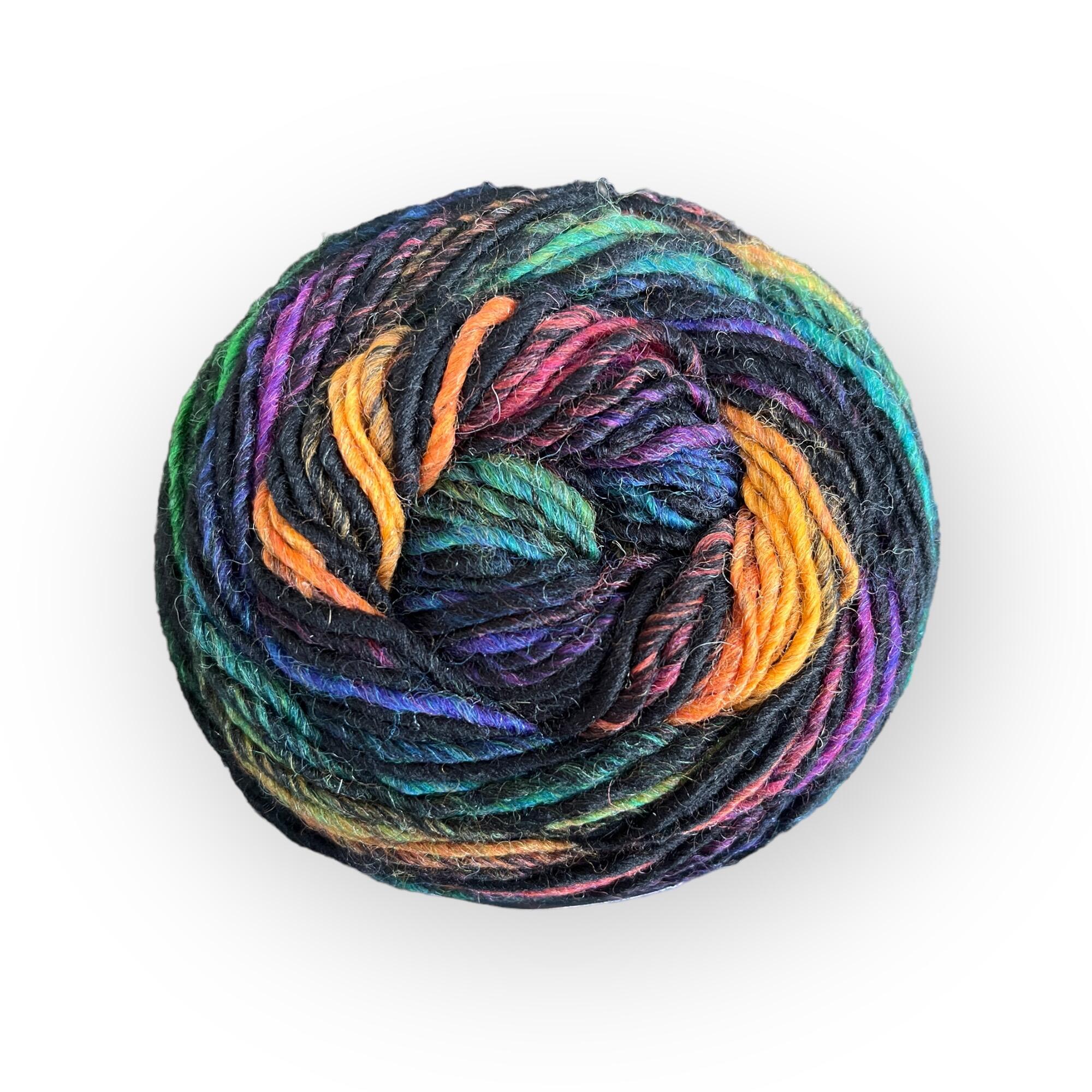 Stylecraft Knit me Crochet me in the colour way Dark Prism 6154