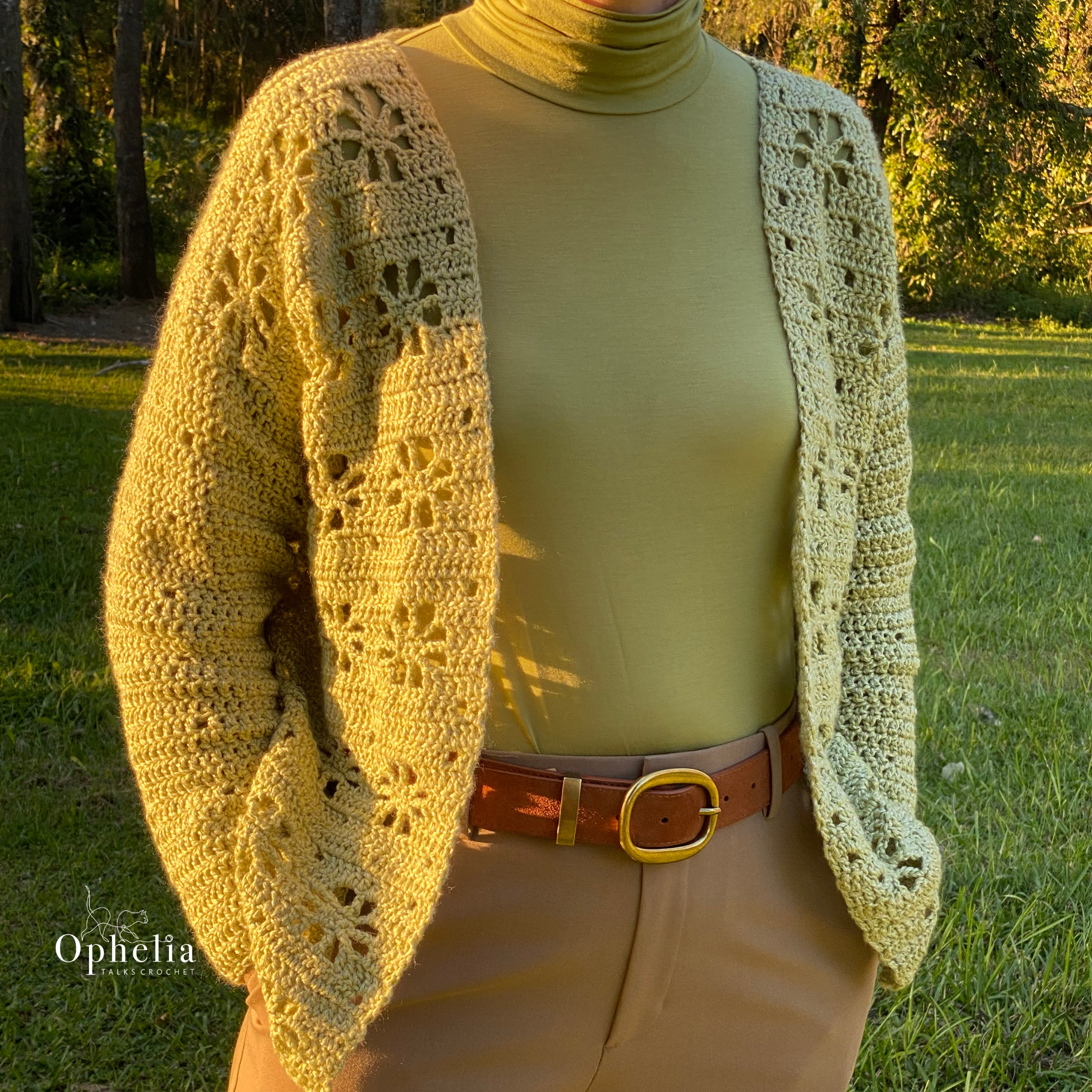 Begonia Cardigan Crochet Pattern | Digital Download PDF