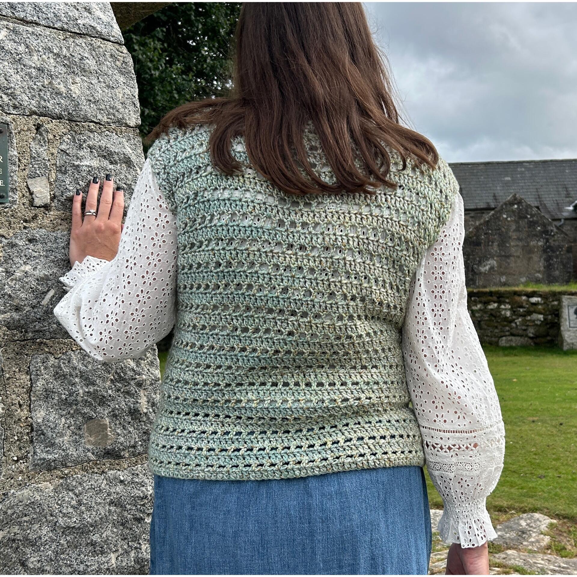 Greenway Sweater Vest – Crochet Pattern (Digital Download)
