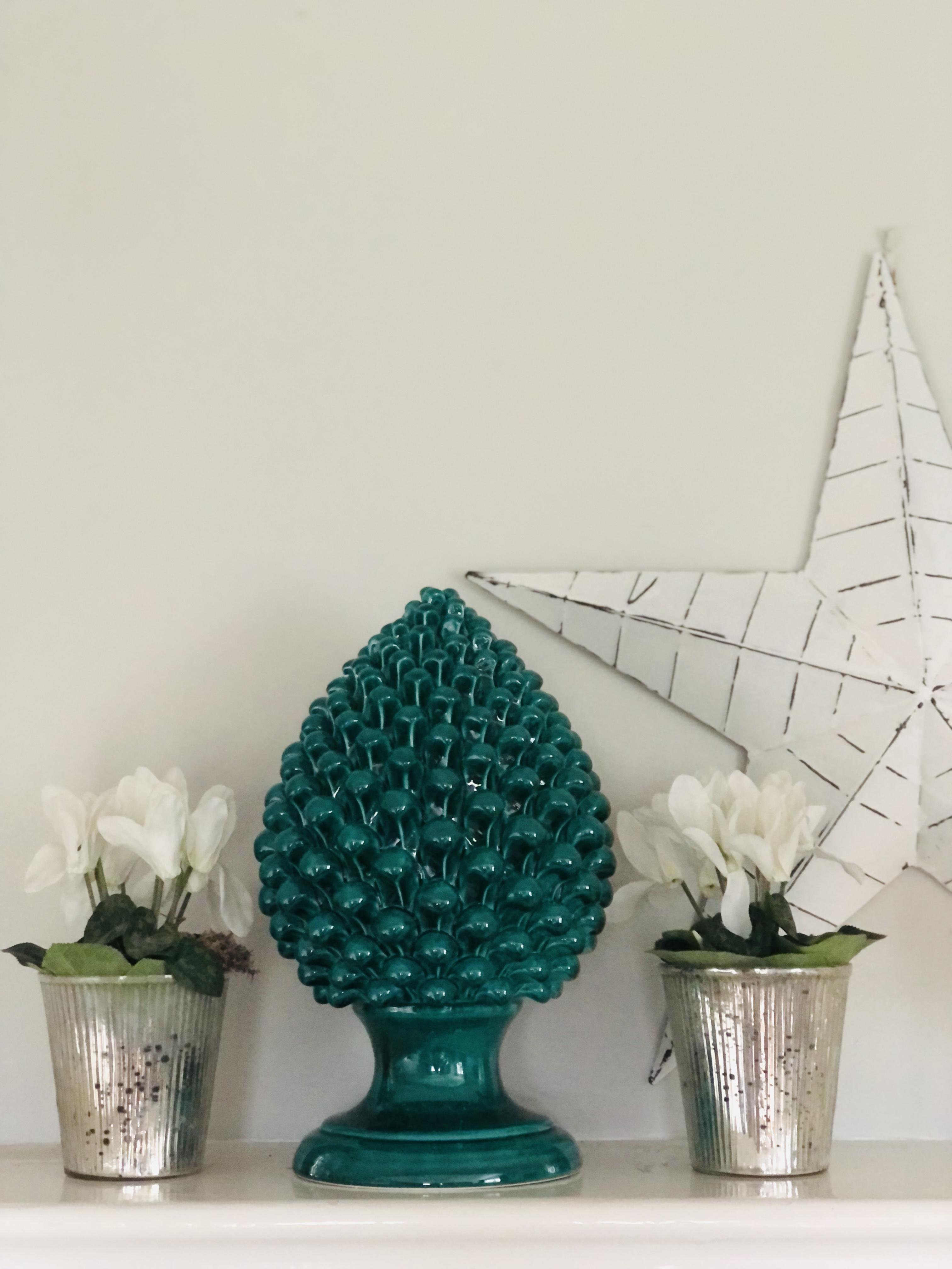 Ceramic Pine Cone Ornament