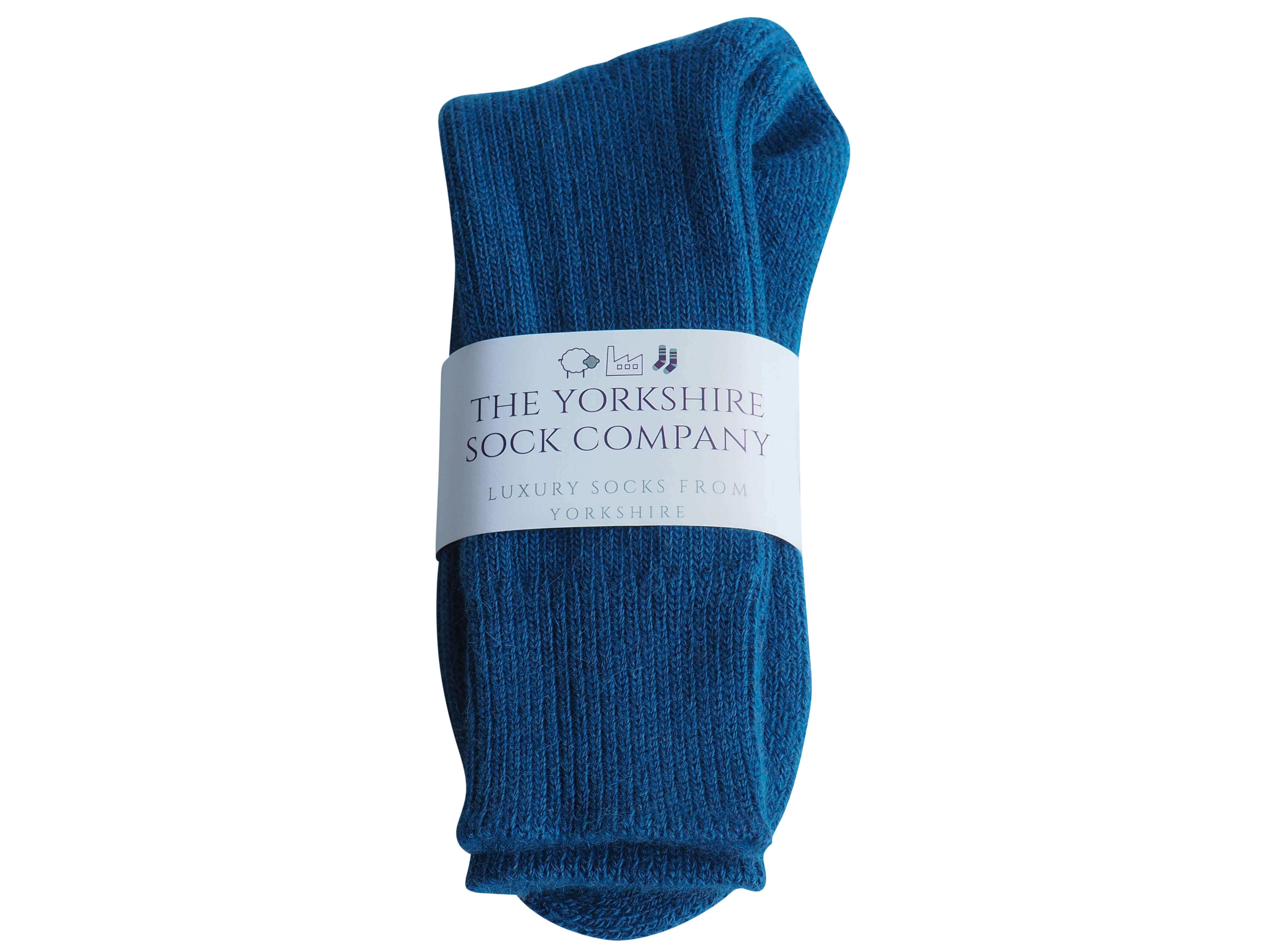 Alpaca Classic Walking Socks - Blue