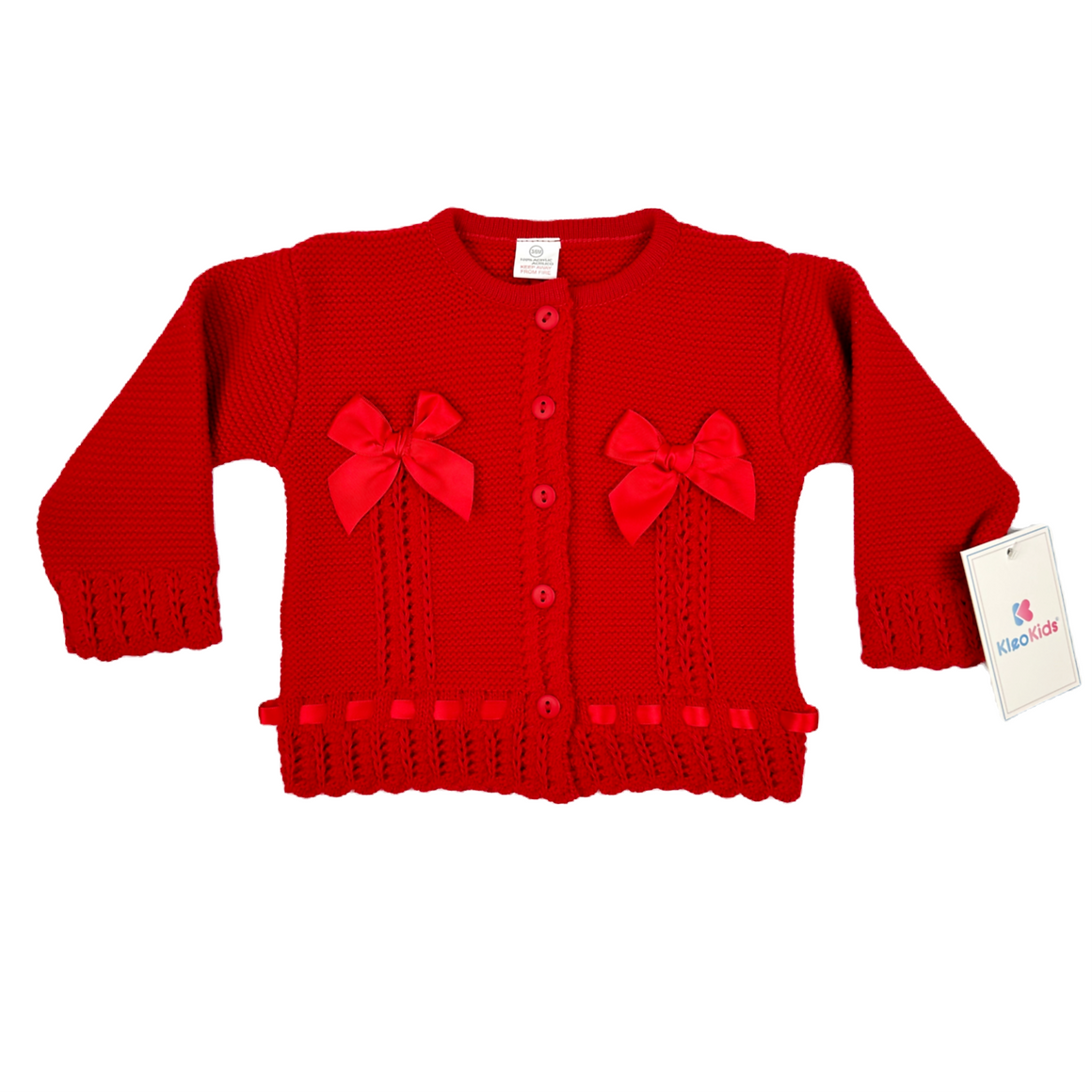 Childrens red cardigan on sale