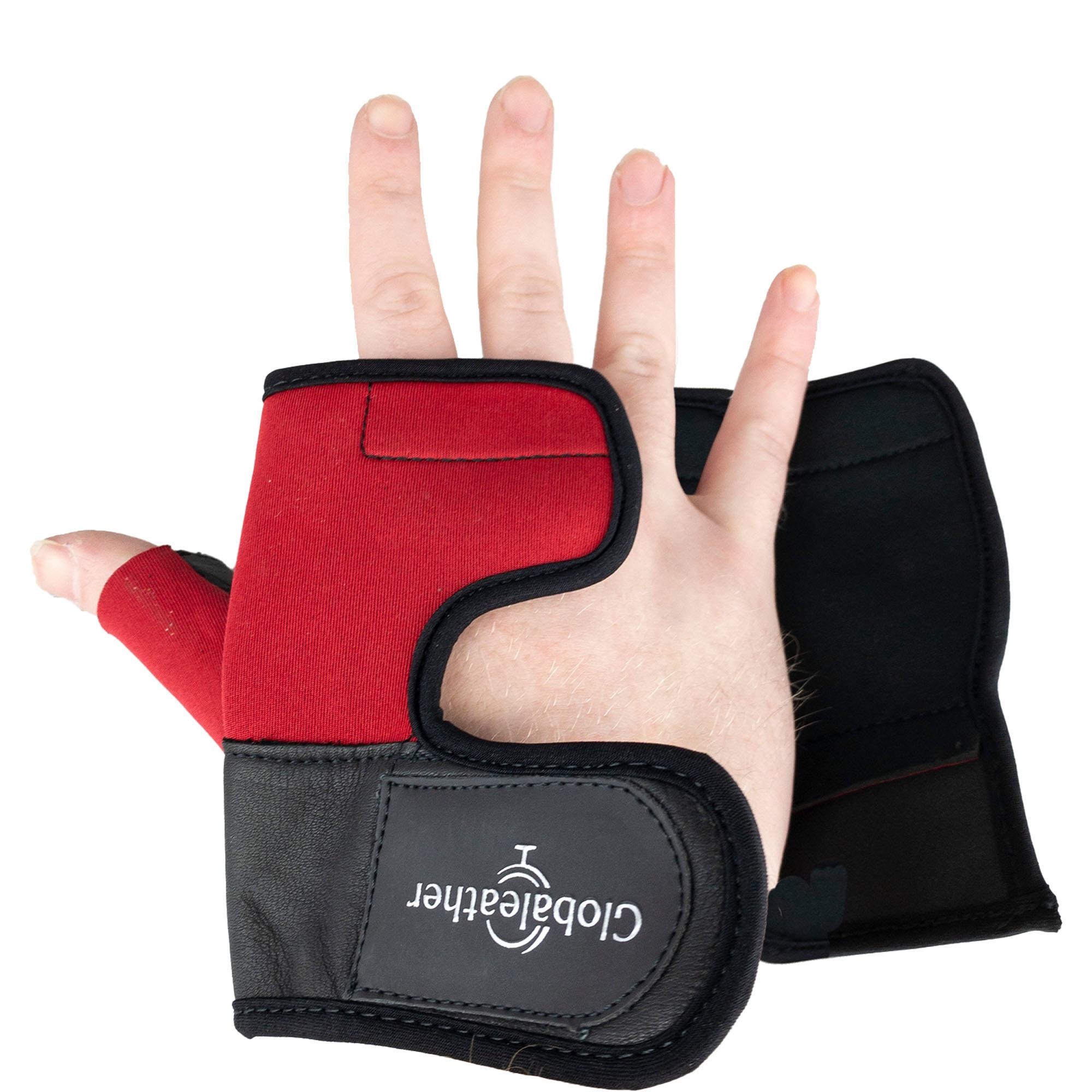 Wheelchair Hand Wraps Red Hand Open