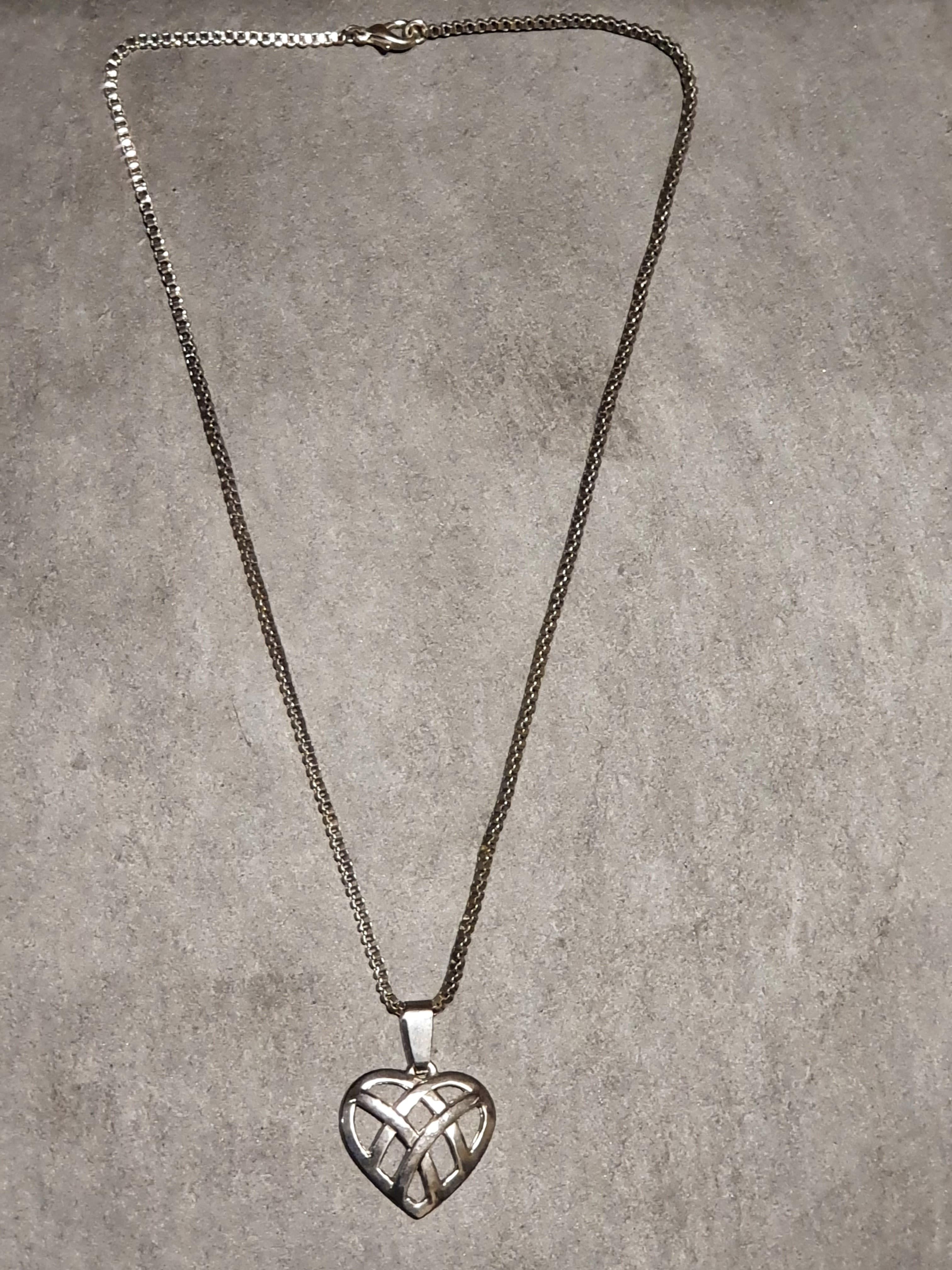 Celtic Necklace with Heart Design
