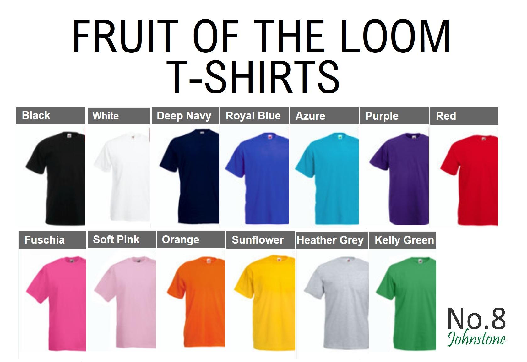 NO80000) Fruit of - Plain T-shirt