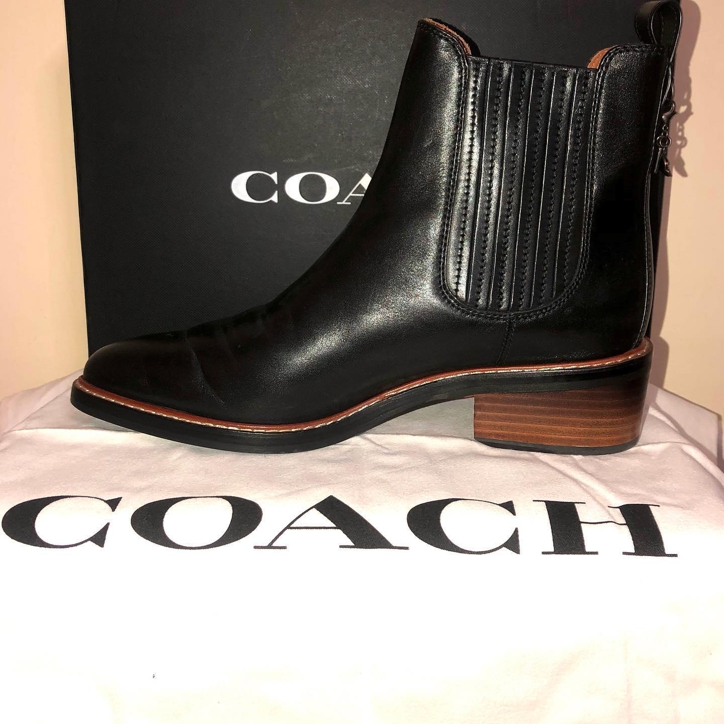 Coach bowery chelsea shop boot black