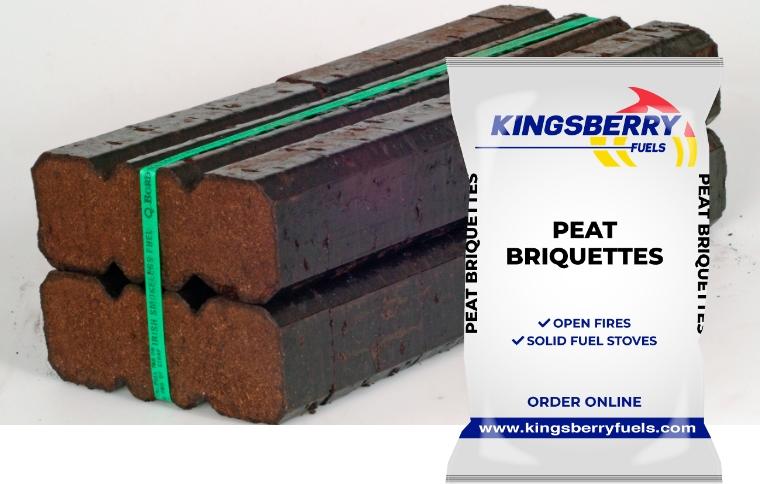 Kingsberry Peat Briquettes