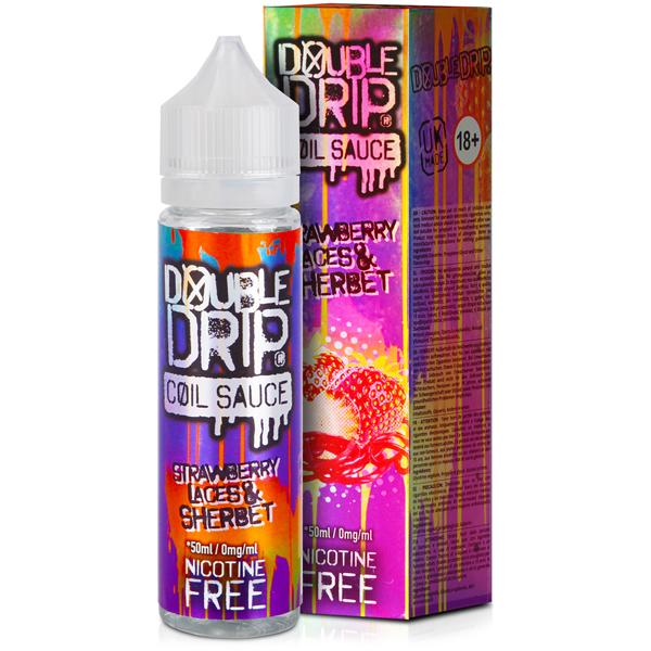 Double Drip Strawberry Laces and Sherbet 50ml shortfill eliquid