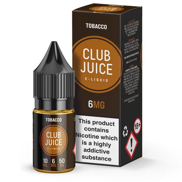 Tobacco eliquid 10ml by club Juice