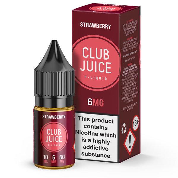 Strawberry 10ml eliquid by club juice