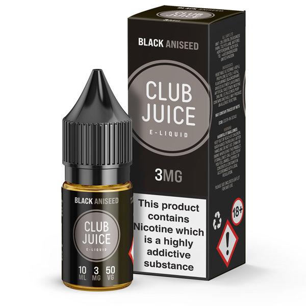Black aniseed eliquid by club Juice