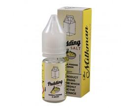 a bottle of eliquid in pudding flavour by The milkman