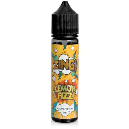 a bottle of lemon fizz eliquid by zing