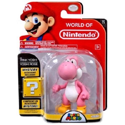 Nintendo World Super Mario 4″ Pink Yoshi Figure2