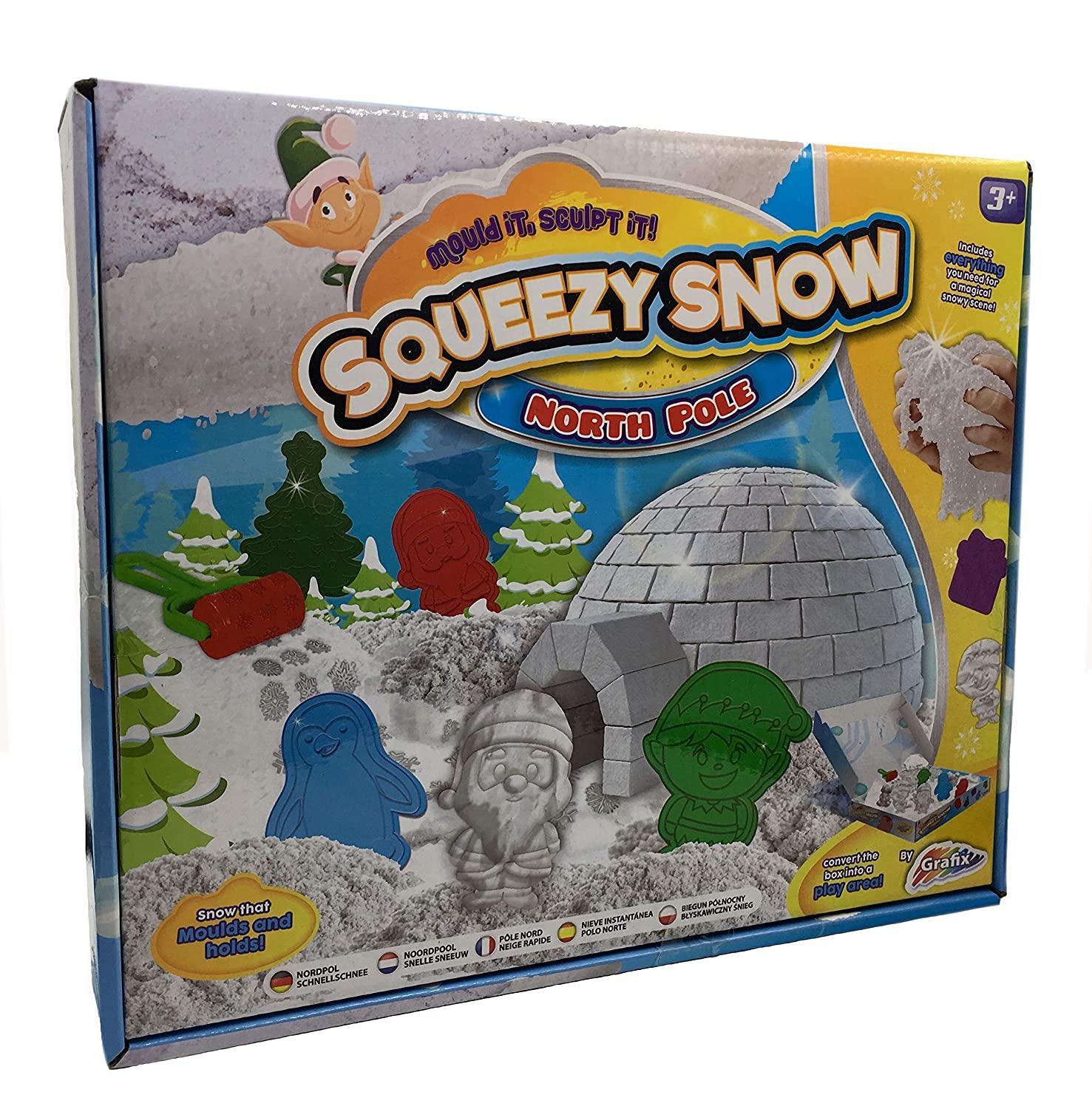Grafix Squeezy Snow North Pole Playset1