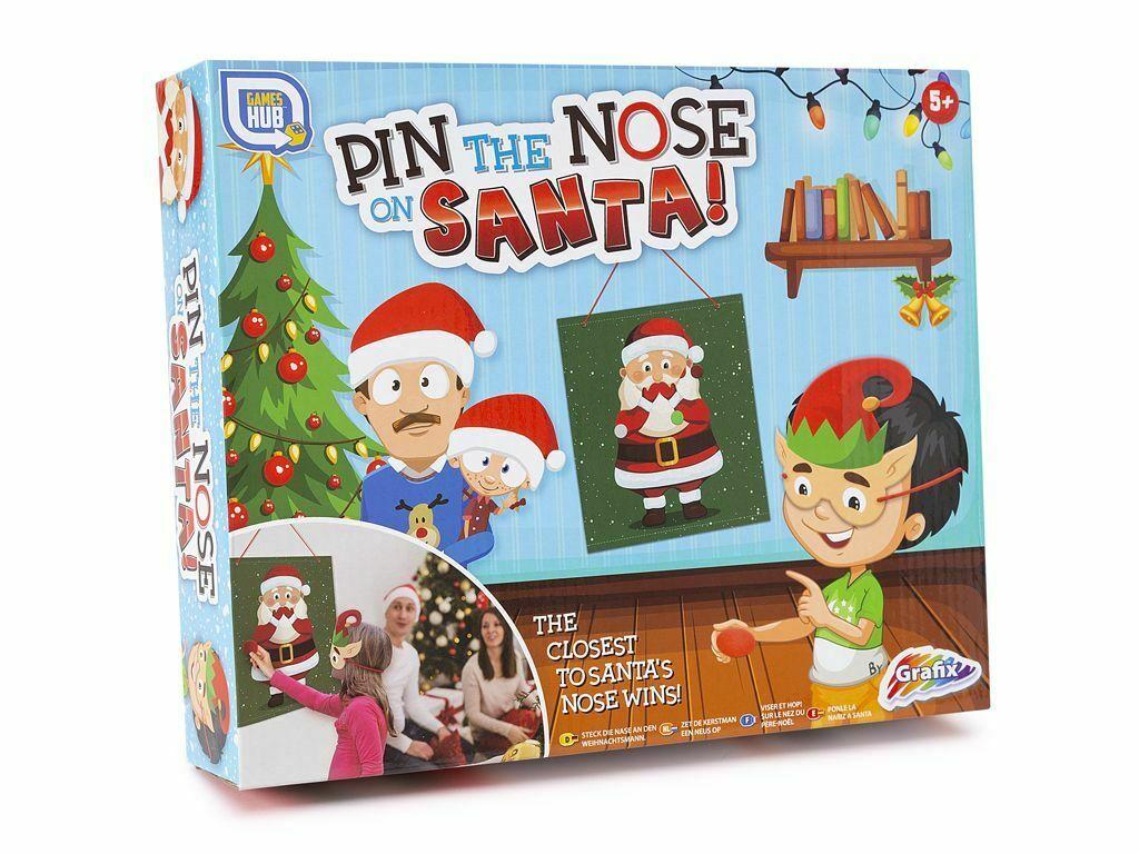 Grafix Pin The Nose On Santa1