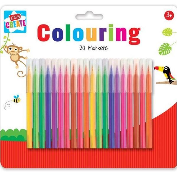 KIDS Create Brush Markers 20 Pack1