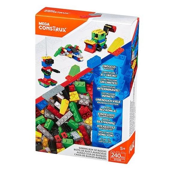 Mega Construx 240 Piece Blocks Daring Colours Box 1