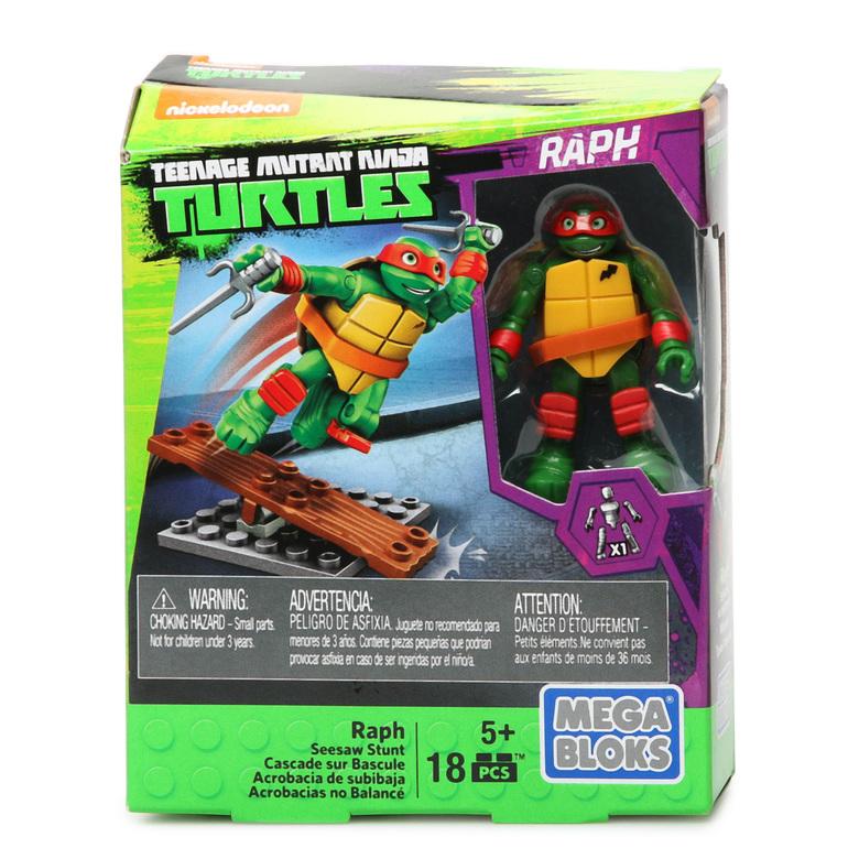 Raph Seesaw Stunt Teenage Mutant Ninja Turtles 18 Pcs Mega Bloks Dpw76 Raphael for sale online 