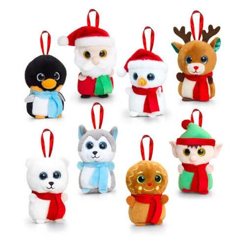 Keel Toys Mini Motsu Christmas Tree Decoration Assortment