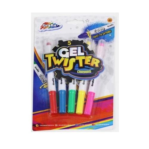 Grafix Gel Twister Crayons 5 Pack1