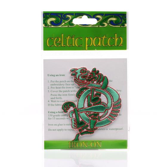 Green Celtic Beast Patch in bag
